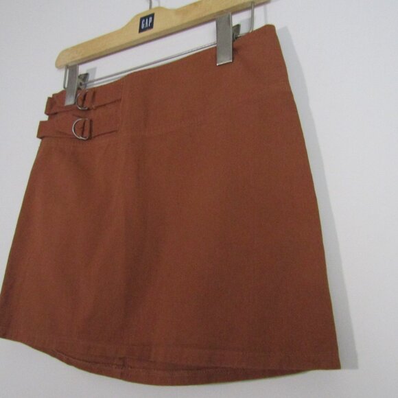 Love on a Hanger Mini Skirt Tan 5 Casual Fall Edgy - Picture 4 of 10